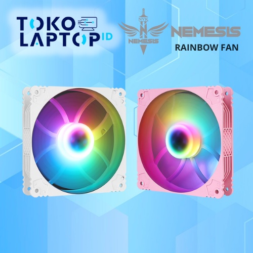 NYK Nemesis Rainbow Fan Case RGB 12cm Diameter