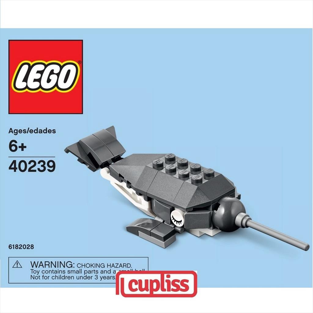 LEGO Polybag 40239 Monthly Mini Model Narwhal