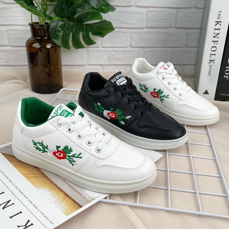 sneaker k609 sepatu sendal wanita import realpict