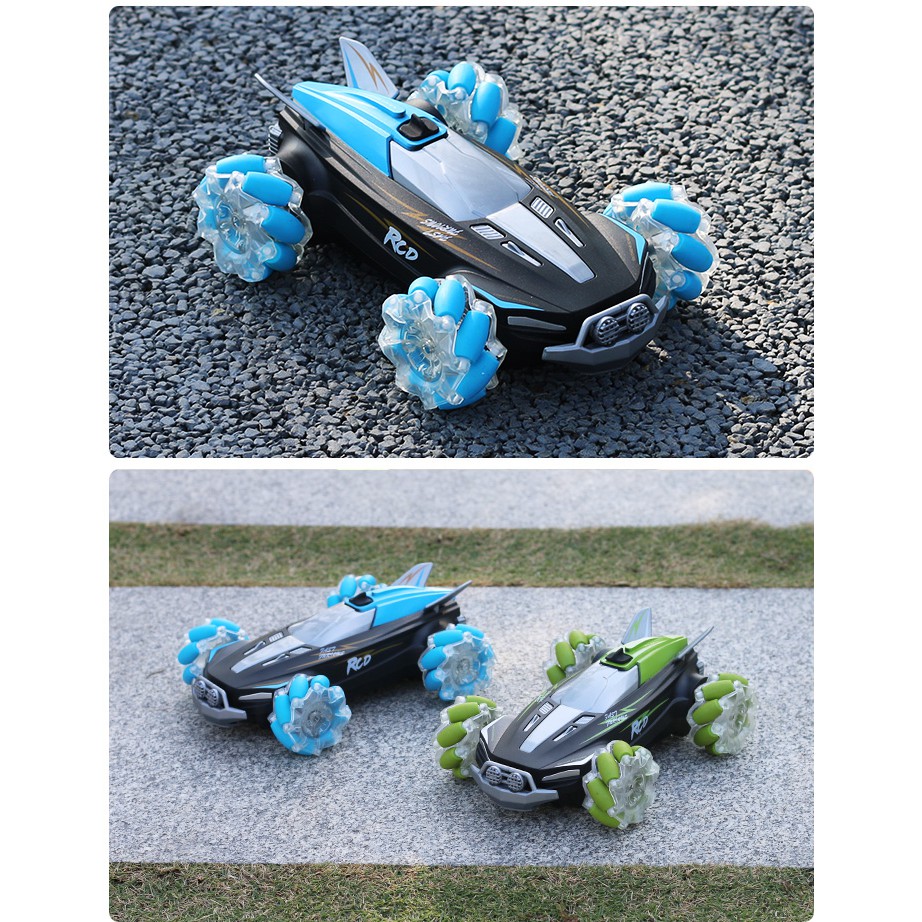 JJRC D603 Stunt Car 4WD 2.4Ghz 360 Rotation Mobil jet Knalpot Air