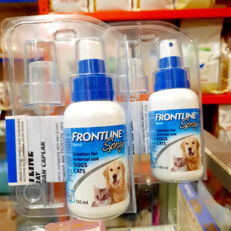 Frontline spray obat kutu anjing kucing aman terjilat 100ml | Shopee