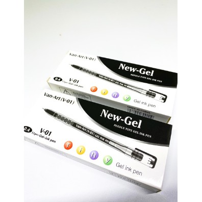 

Terlaris Bolpoin New Gel Van-Art V-01 1kotak 12pcs {best}