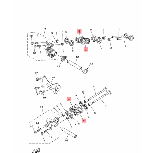 PER KLEP AEROX 155 LAMA LEXI ORIGINAL YGP B63-E2113-00