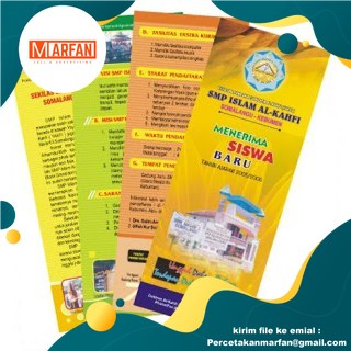 

CETAK BROSUR FLYER 1/4 UKURAN 10 X 21 CM BAHAN ART PAPER 150GRAM