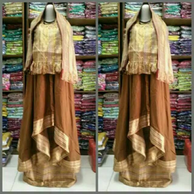 Mukena songket benang emas