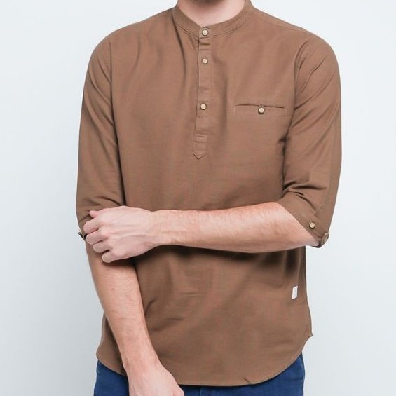 BAJU KURTA KEMEJA KOKO KEMKO PRIA ORIGINAL TERBARU LENGAN 3/4 AGERA