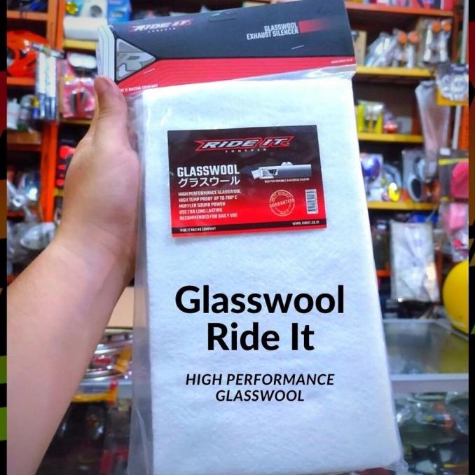 (:(:(:(] Glasswool Gasbul Knalpot Motor Racing Premium RIDE IT Original