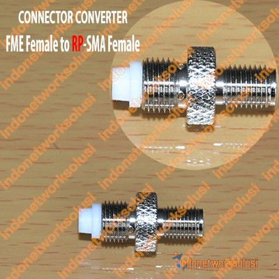 KONEKTOR CONNECTOR CONVERTER FME F (FEMALE) to RP-SMA F (FEMALE)