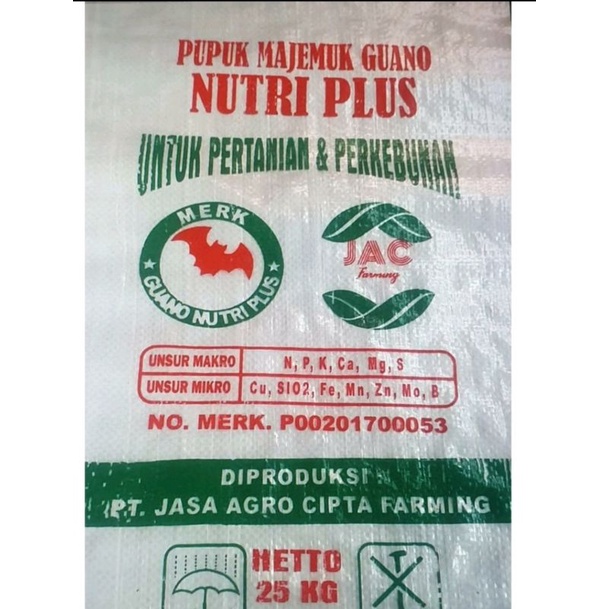 NPK Majemuk Guano Nutri Plus 100% Ori