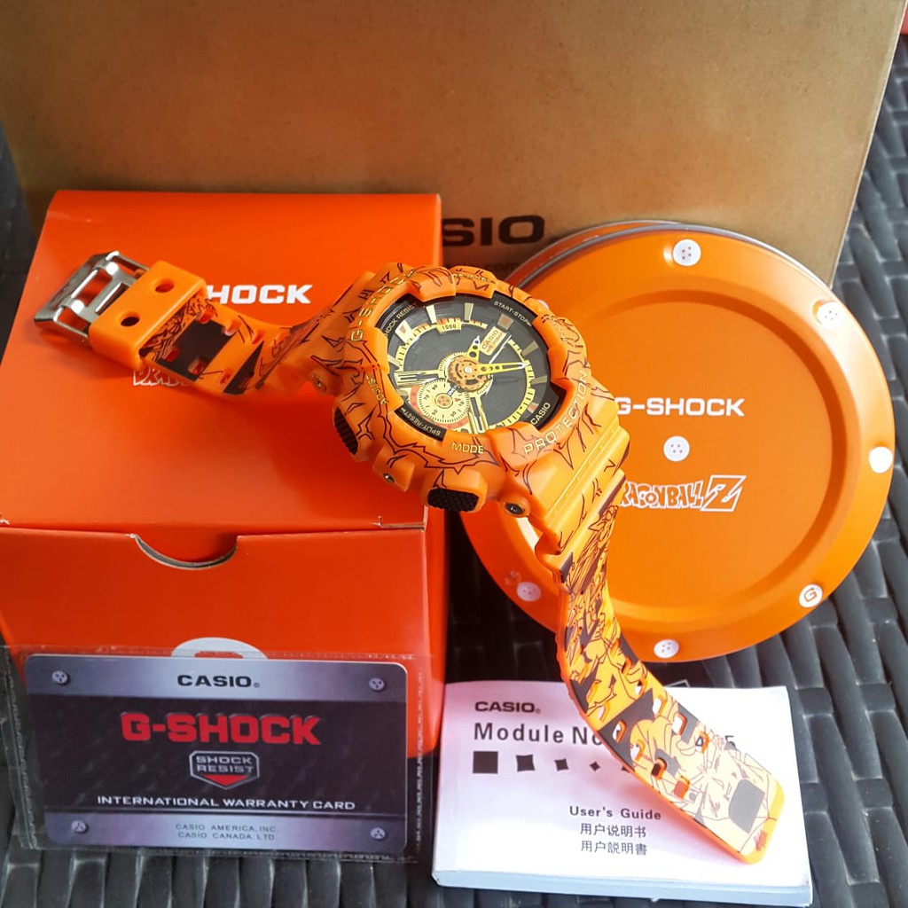 JAM-TANGAN-G-SHOCK-X-Dragon BALL-ANIME-ORIGINAL-CASIO-PLUS-BOX-PROMO
