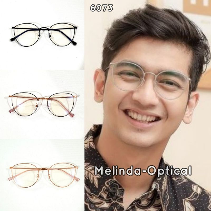 Kacamata Cowok Terbaru, Paket Lensa Photocromic/Blurey,Kacamata Kode 6073,Kacamata Pria Terbaru,Kaca