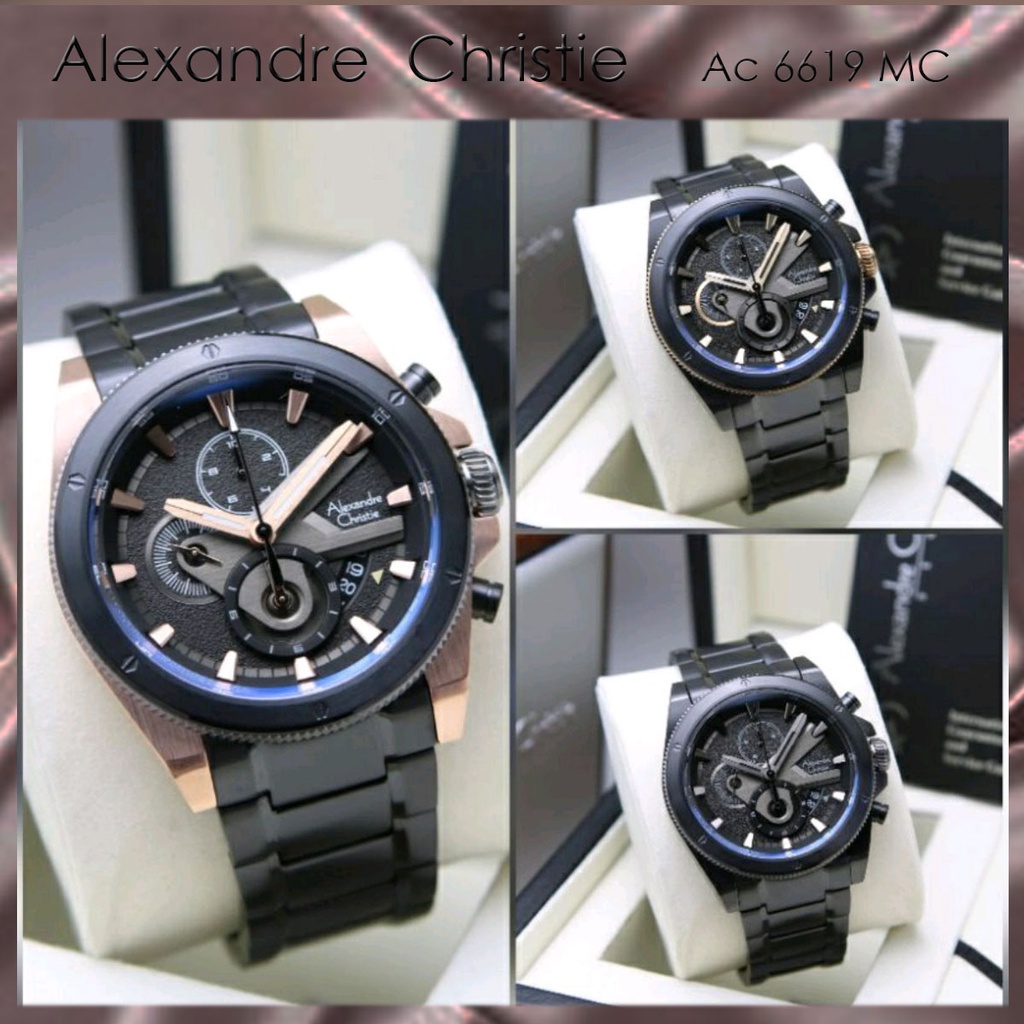 Alexandre Christie Ac 6619 Jam Tangan Pria Original Garansi Resmi 1 Tahun