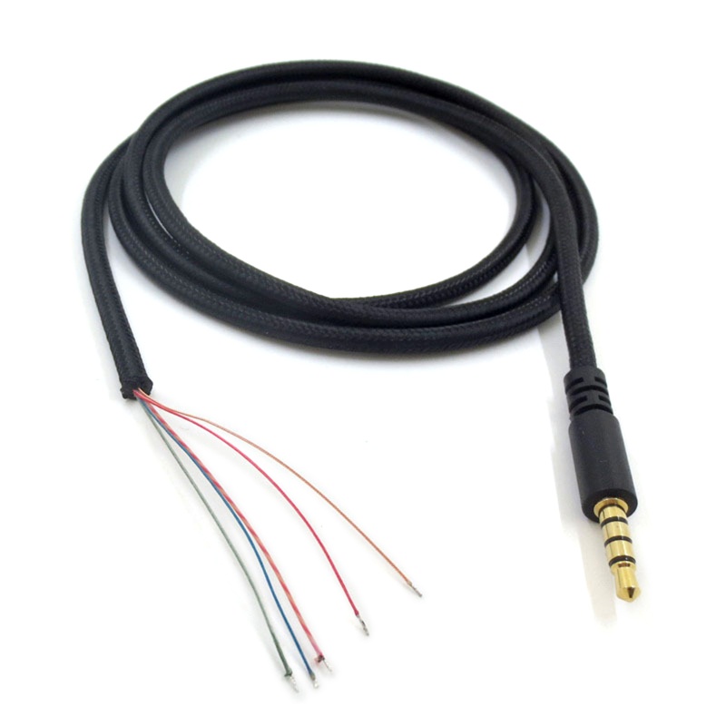 Vivi Kabel Konektor Audio Headphone Male Plug Jack 3.5mm Untuk Hyper X Cloud II