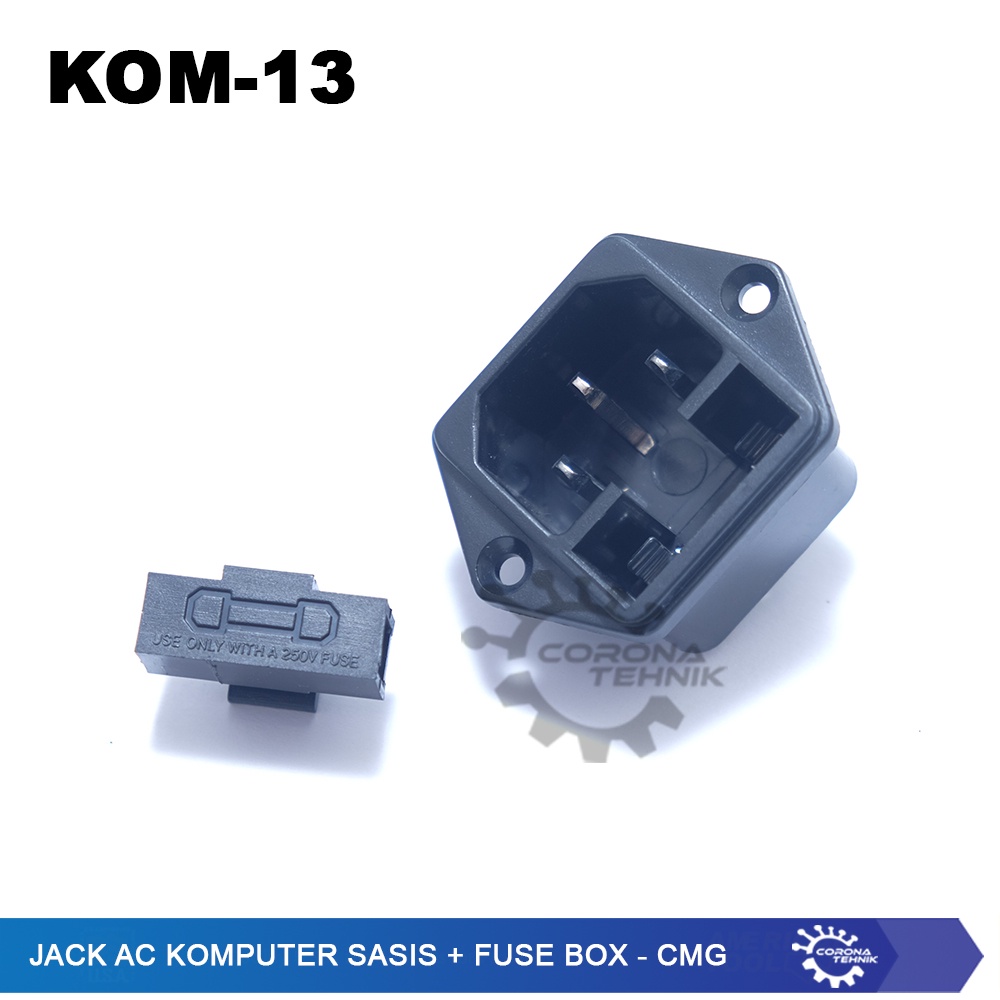 CMG - Jack AC Komputer Sasis + Fuse Box