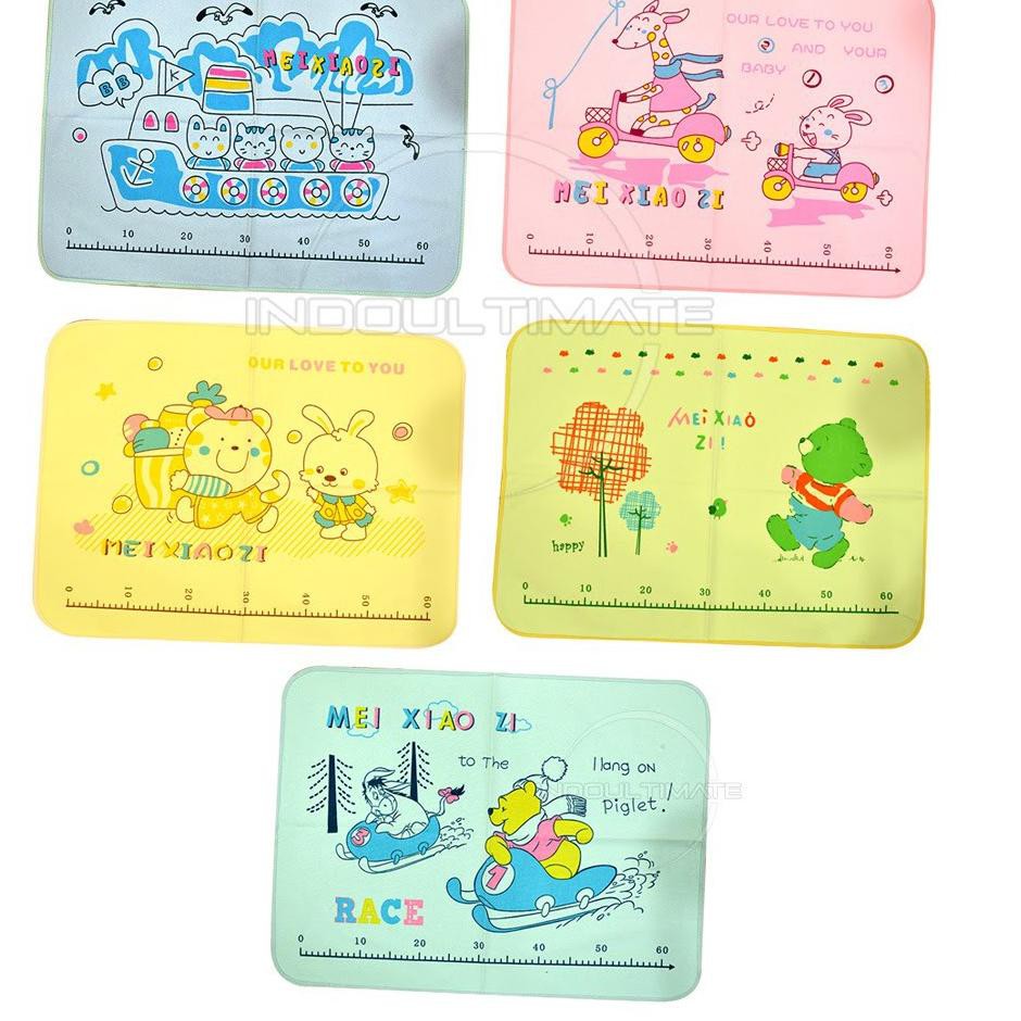 Top Produk.. Perlak Bayi Waterproof PL-07 (72 cm x 53 cm) Alas Ompol Bayi Perlak Karet Jumbo Perlak