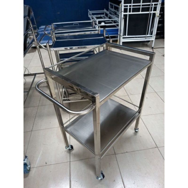 Instrument Trolley Stainless 2 Susun