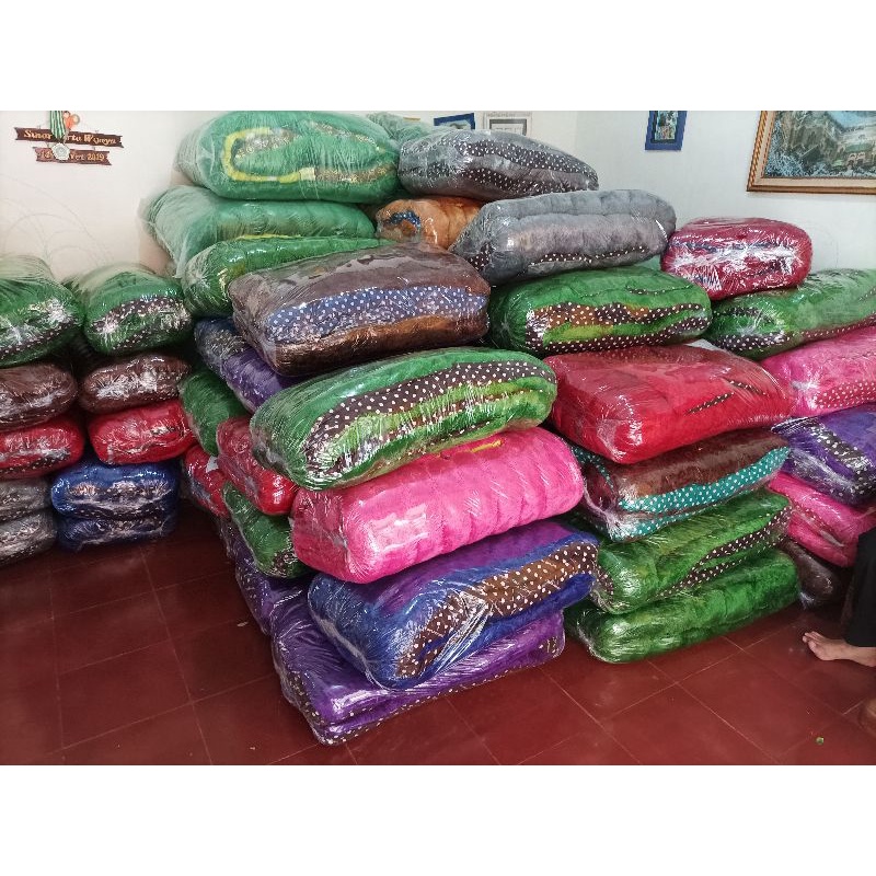 KASUR GENDER / KASUR BULU / KASUR CIMOL / TEBAL / FREE 2 BANTAL