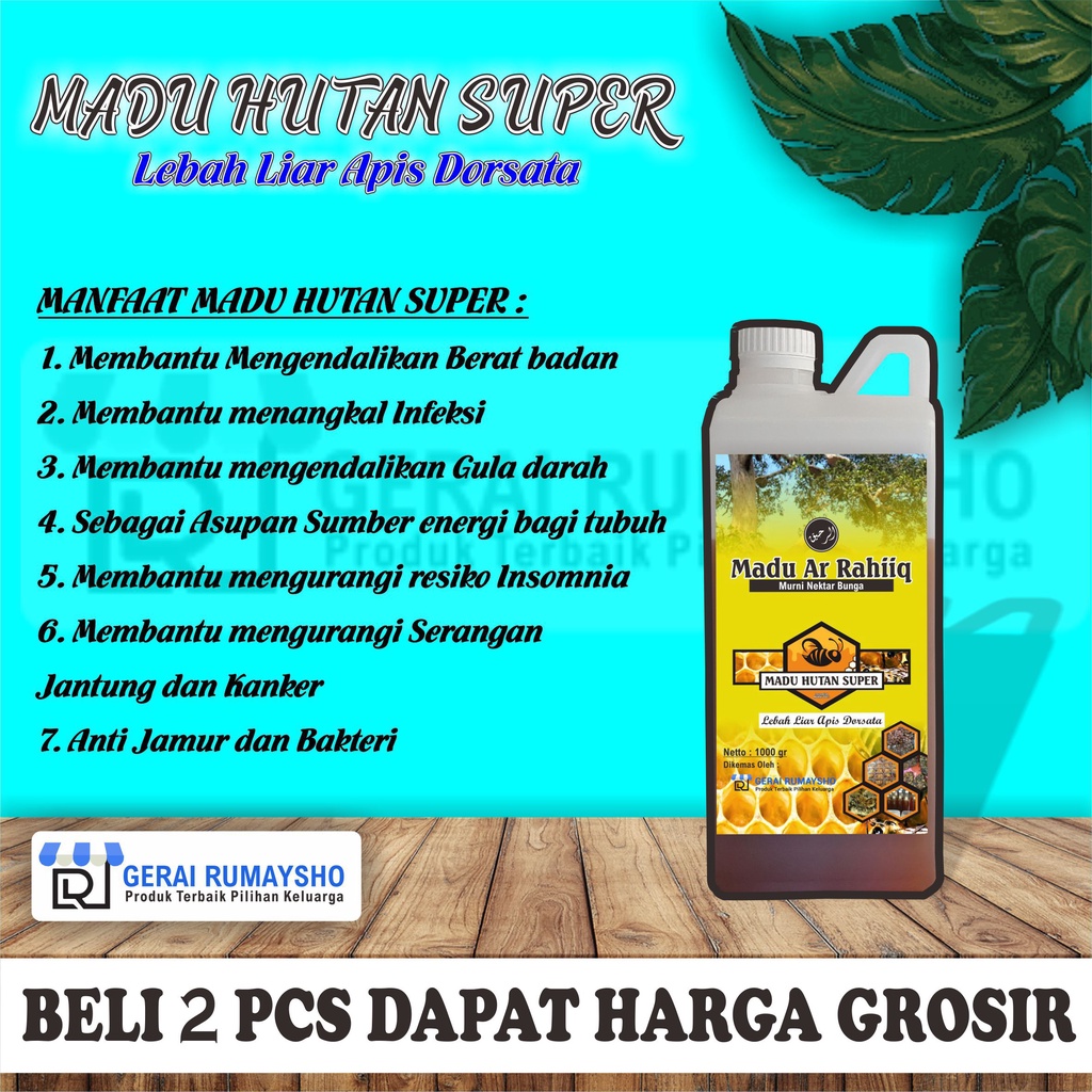 

MADU HUTAN AKASIA MADU HUTAN ASLI MORIGINAL 100% ALAMI TANPA CAMPURAN APAPUN 1kg