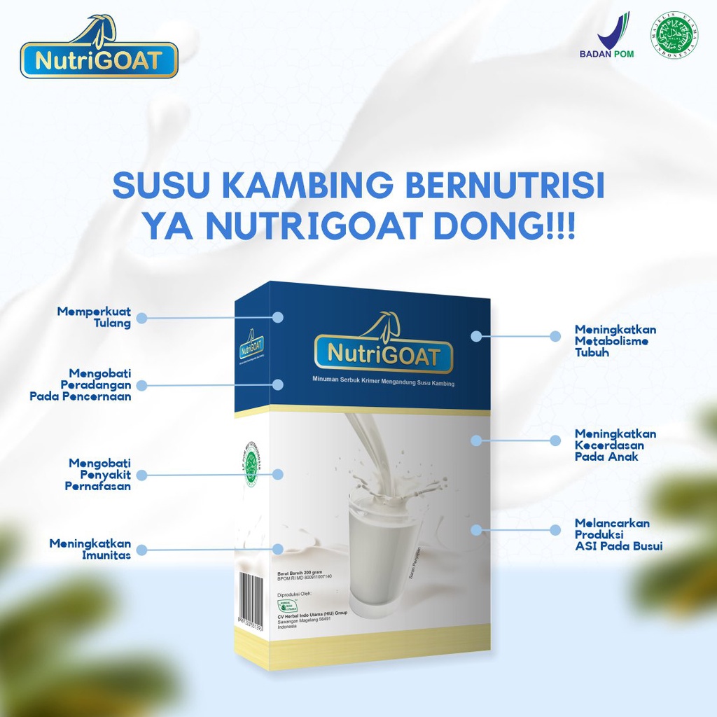 NUTRIGOAT / Susu Kambing Etawa/ 200 Gr