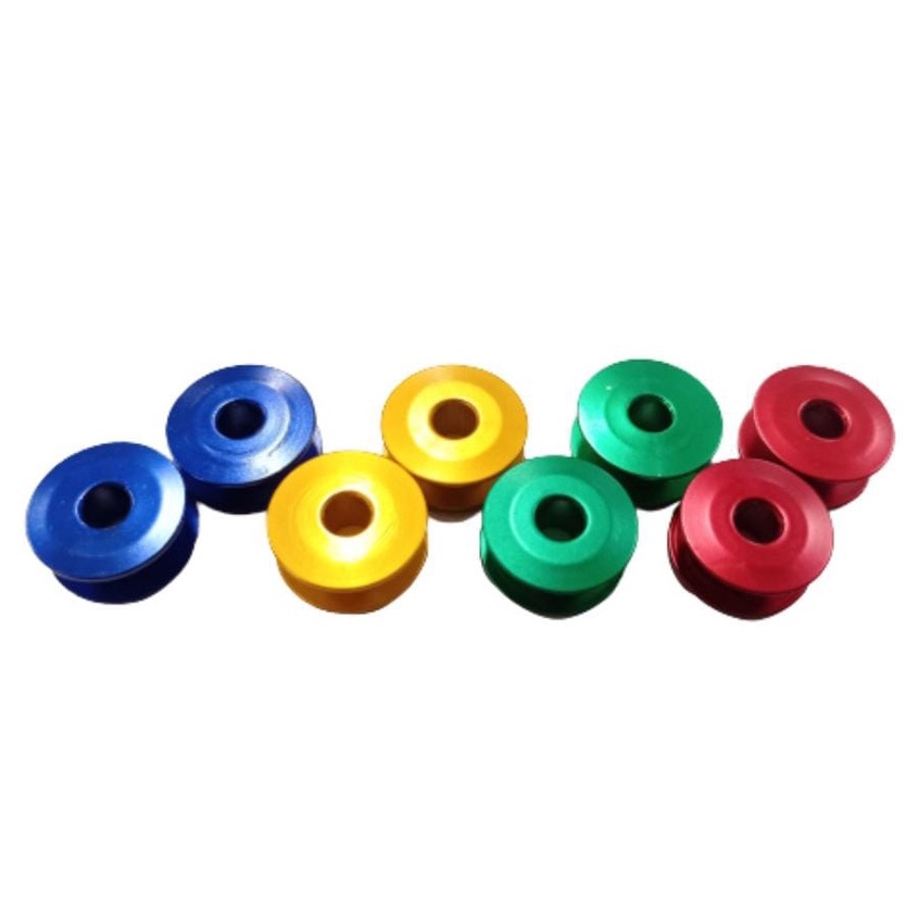 Spull Aluminium /Spool Bobbins Blue Mesin Jahit High Speed