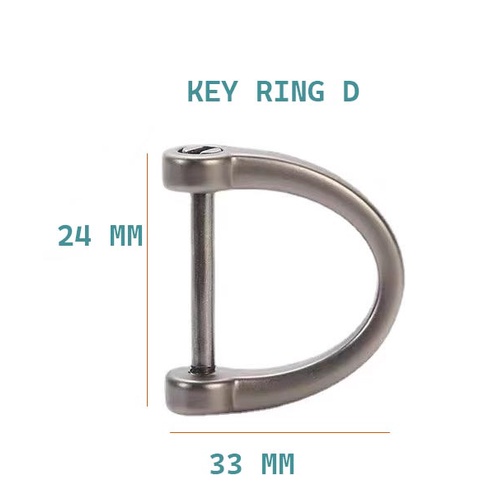 Ring D Mur Baut 20mm (Premium Import) CANTELAN - PENGAIT TAS berkualitas