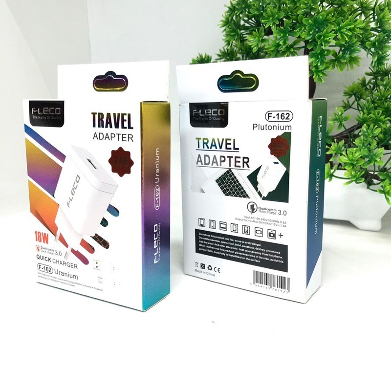 PROMO CHARGER FLECO F162 ORIGINAL FAST CHARGING QUALCOMM 3.0