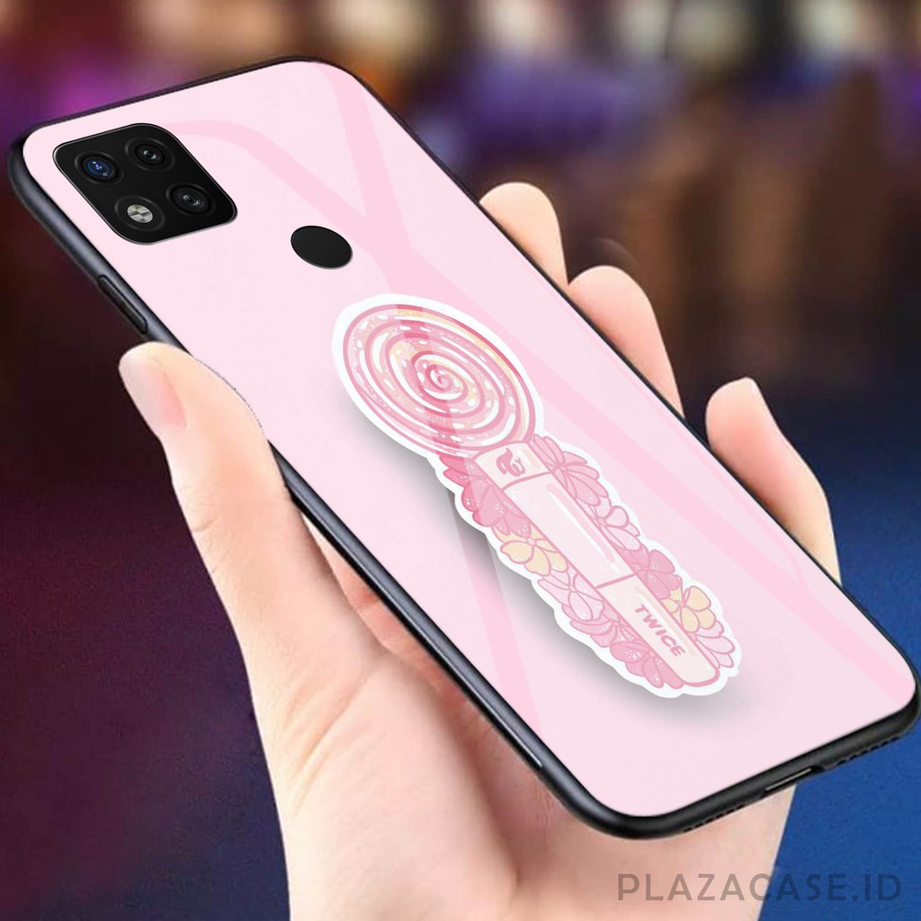 Lightstick KPOP Softcase Glass [K60] for Redmi 9c A53 A52 A92 A91 RENO 3 RENO 4 REDMI 9 Y30 Y50 A31