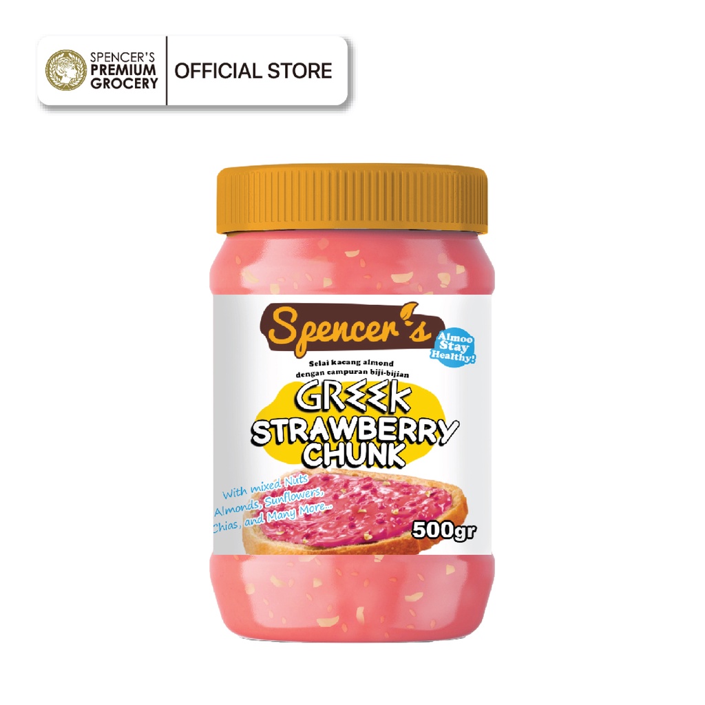 Spencer's - Chia Spread Greek Strawberry Chunk (500g)