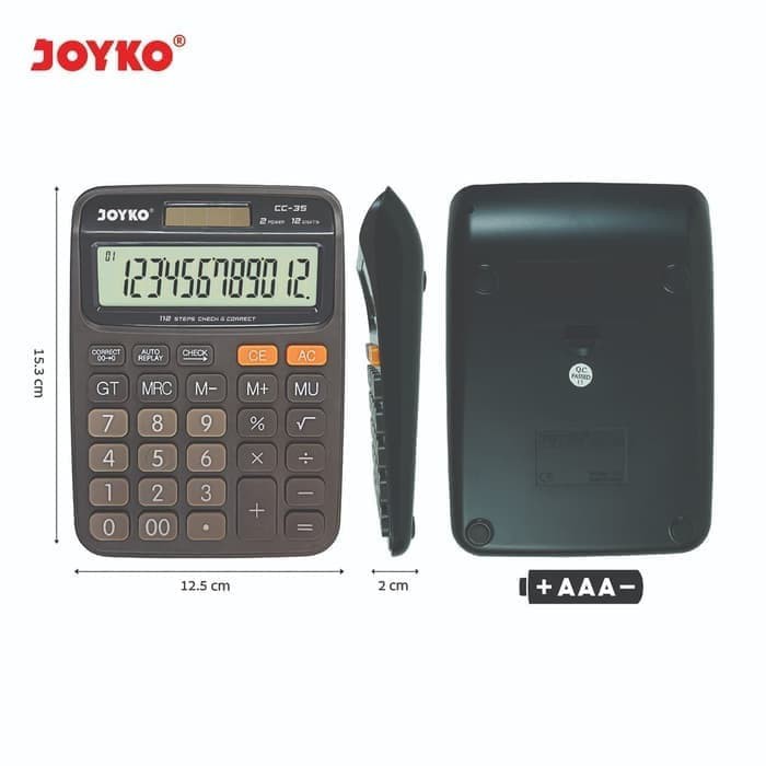 

Calculator / Kalkulator Joyko CC-35 / 12 Digits / Check Correct