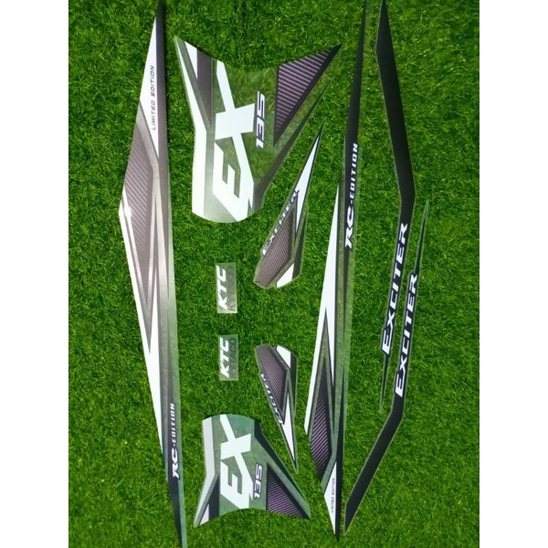 Striping Jupiter Mx New 135 Transparan Custom List Black White Sticker Jupiter Mx New 135 List Jupit