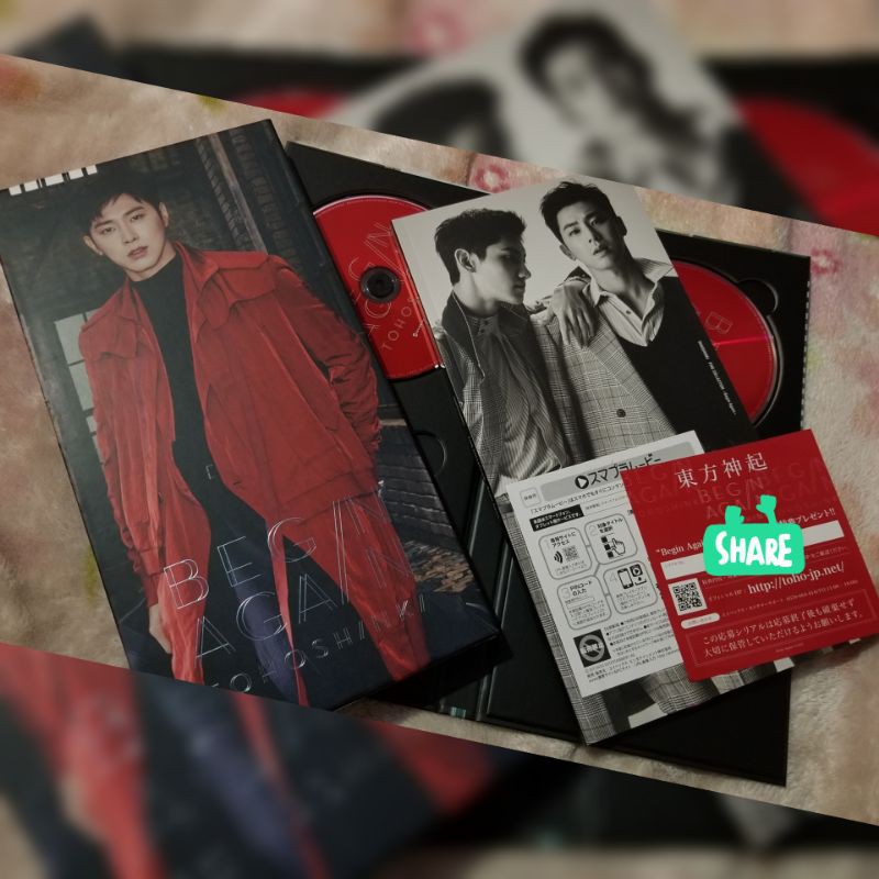 ALBUM TOHOSHINKI/TVXQ BEGIN AGAIN JAPAN EDITION
