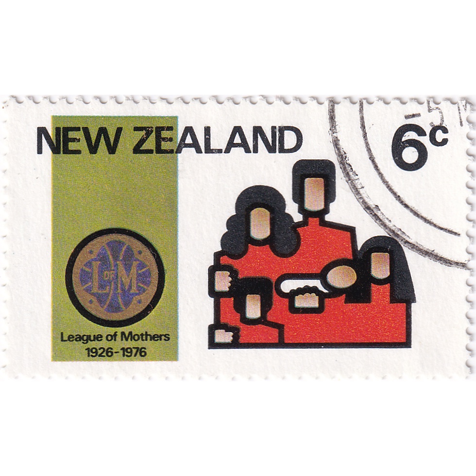 

Prangko New Zealand 1976 - Anniversaries and Metrication 6C Used