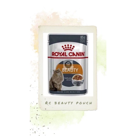 Makanan kucing royal canin  Wet Pouch Beauty 85gr