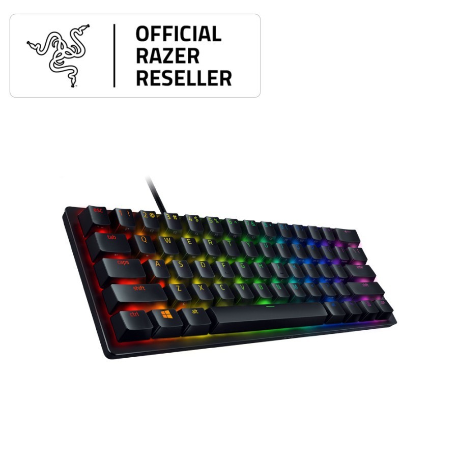 Razer Huntsman Mini - 60% Optical Gaming Keyboard Black (Red Switch)