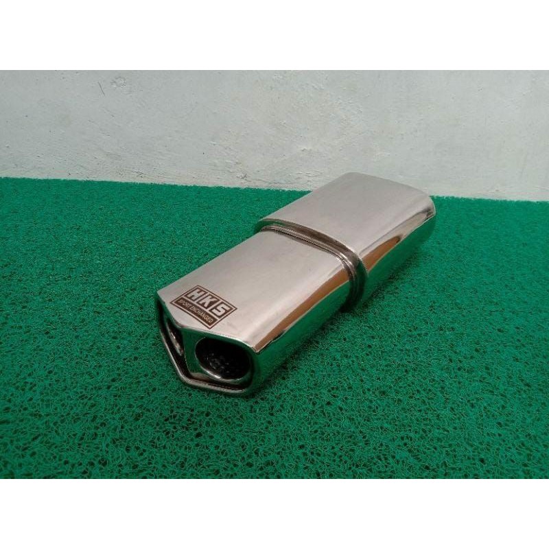 KNALPOT HKS KACAMATA TERMURAH FUL STENLIS ALL MOBIL BRIO,JAZZ,YARIS BENSIN DAN SOLAR