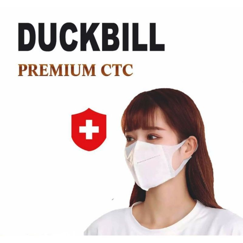 Masker DUCKBILL 3Ply Face Mask Dewasa CTC Earloop Duck Bill Anti Debu TerMurah