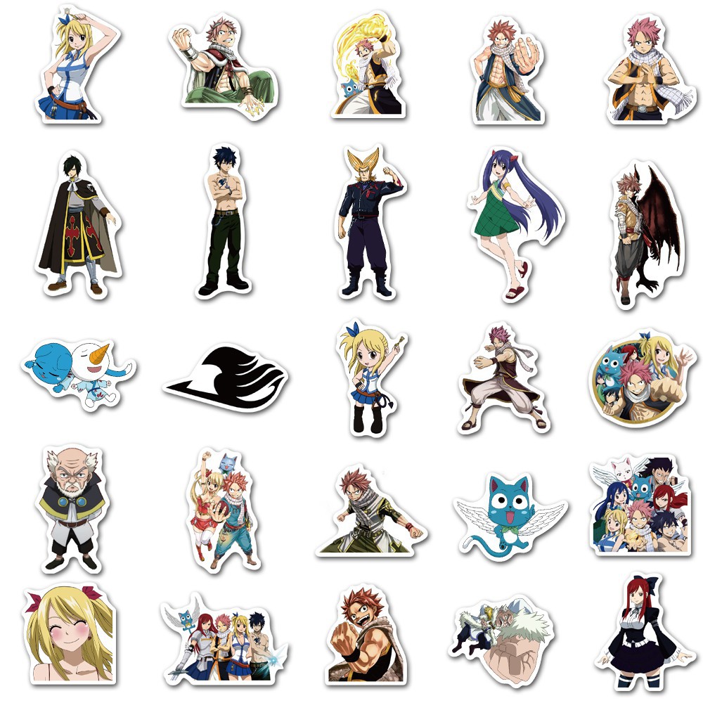 FT002 – Sticker / Stiker Anime Jepang Fairy Tail