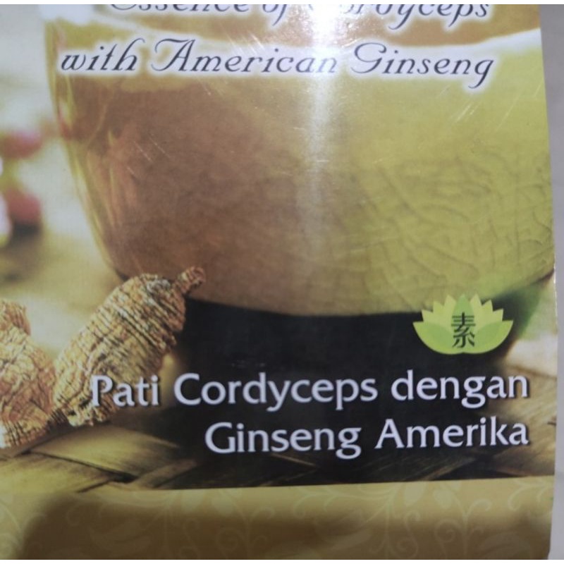 

Pati Ginseng/ Essence of Cordyceps American Ginseng Suitable for Vegan