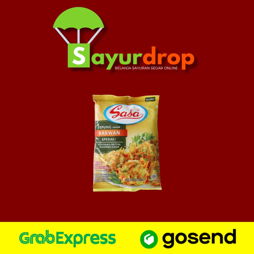 

Sasa Tepung Bakwan 1 Pcs ( Bumbu Instant ) - Murah Cepat - Instant/Same Day Delivery (Sayurdrop)
