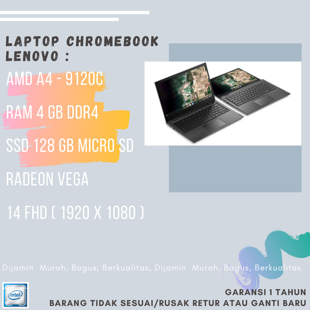LAPTOP CHROMEBOOK LENOVO A4 9120 4GB 160EMMC CHROME E123