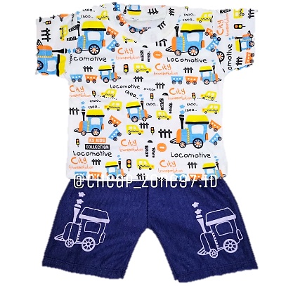 Baju Bayi Baru Lahir Setelan Laki-laki Karakter 0-1 Tahun Lengan Pendek Bahan Katun Lembut