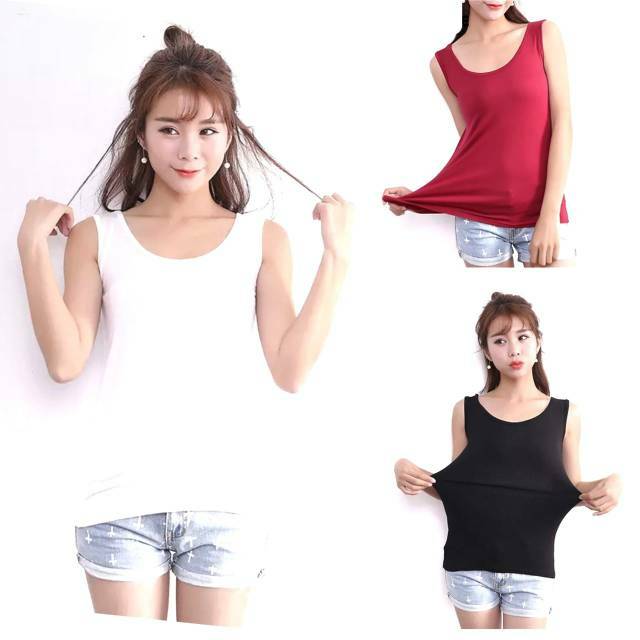 Kaos Tanktop Sport Singlet Dalaman Wanita Warna Polos / Tanktop Tali Sedang Singlet Wanita All Size Tank Top Tengtop Tangtop Singlet Cewek Murah