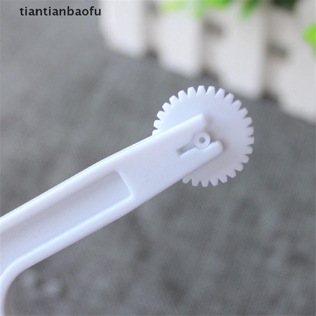 [tiantianbaofu] 1set Fondant Cake Sugar Craft Paste Embosser Wheel Stitching Cutter Tools DIY Boutique