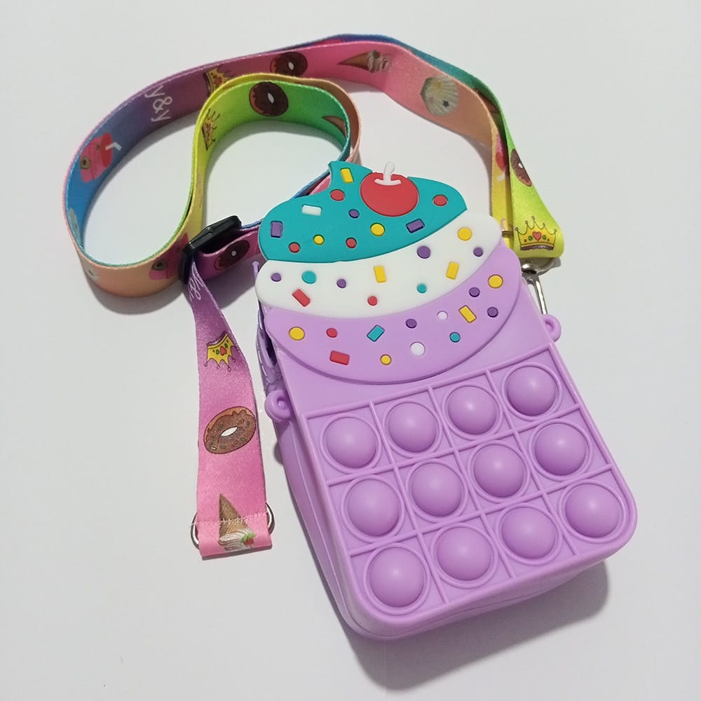 TAS DOMPET POP IT ICE CREAM ANAK