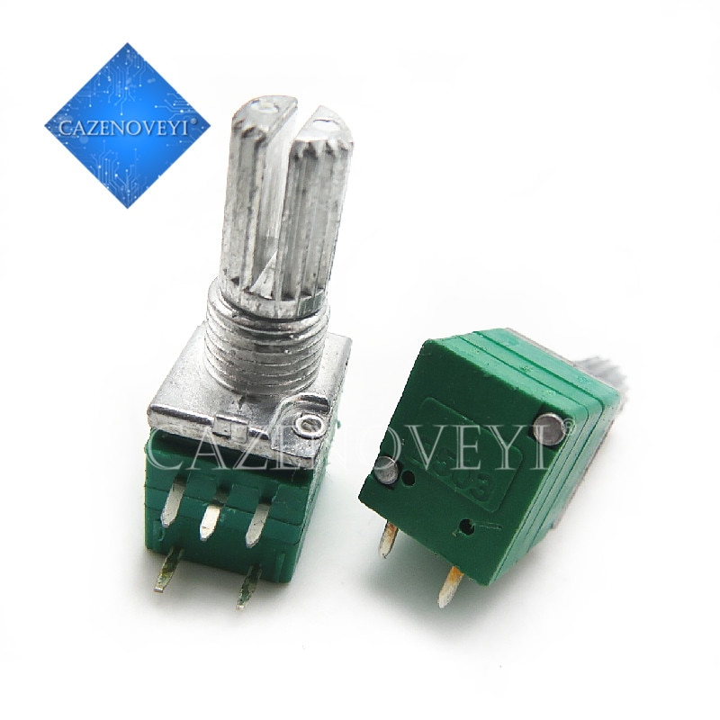5pcs/lot RV097NS 5K 10K 20K 50K 100K 500K with a switch audio 5pin shaft 15mm amplifier sealing potentiometer In Stock