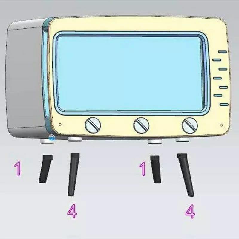 Kotak Tissue Model TV With Phone Holder