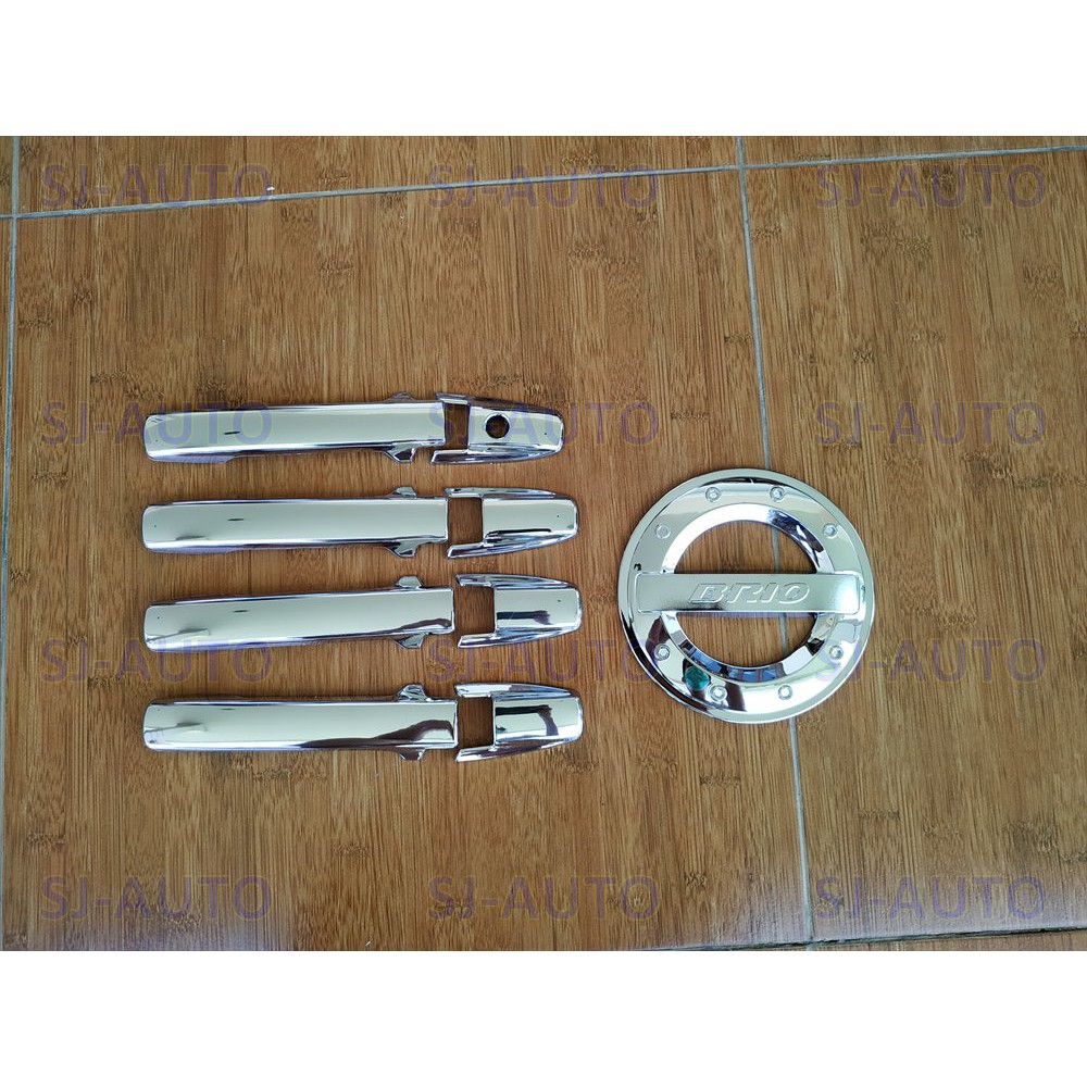 Paket Cover Handle + Tank Cover Brio Sporty Chrome 2010-2017