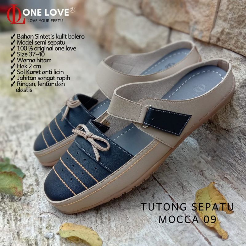 Tutong Mocca Pita One Love Original / Sepatu One Love Wanita Flatshoes / sepatu Tutong Mocca Pita Te