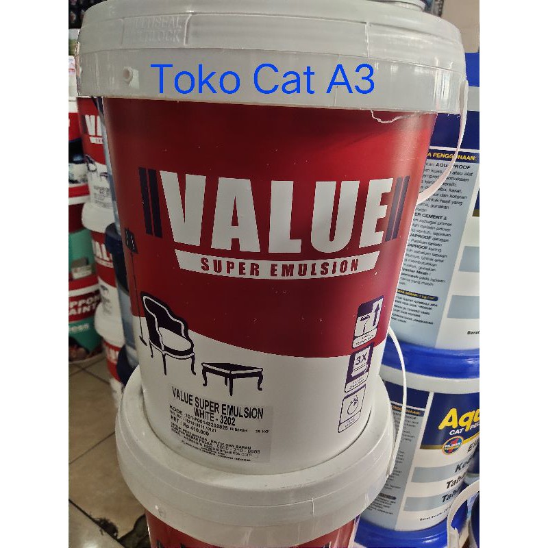 Cat Tembok Asian Paint Value 25kg "White"