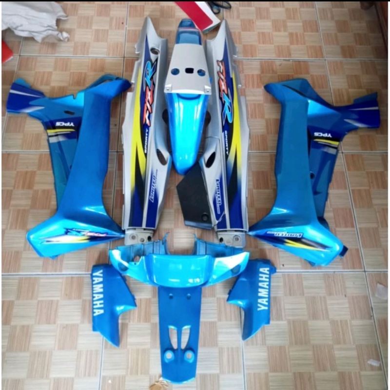 Jual Striping Lis Stiker Standar Ori Yamaha F Zr Le Sporty Limited Edition Biru Silver Stiker